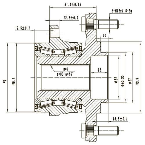 Z89284R — ZIKMAR — Ступица задняя