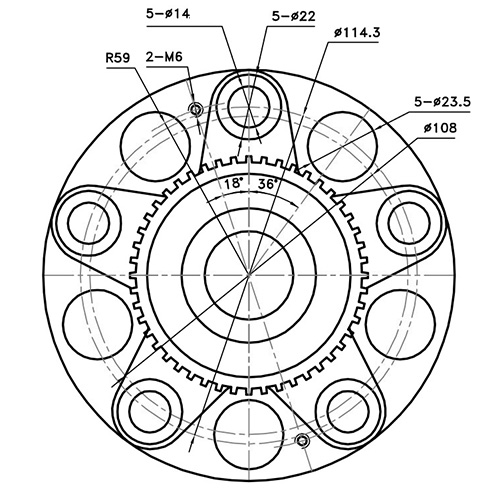 Z89587R — ZIKMAR — Ступица задняя