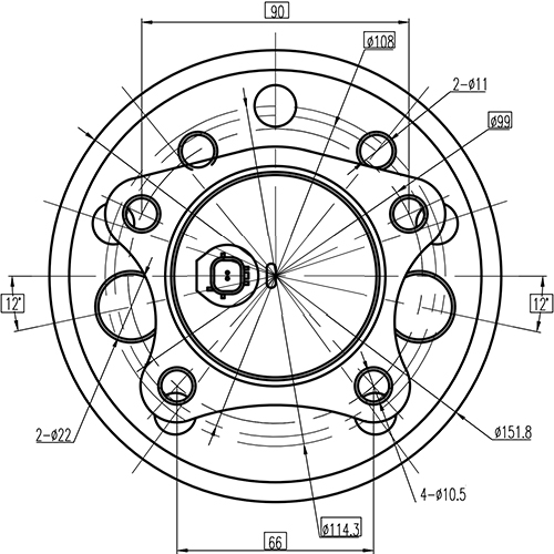 Z89648R — ZIKMAR — Ступица задняя