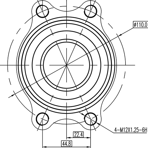 Z89878R — ZIKMAR — Ступица задняя