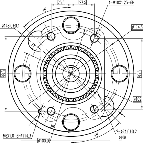Z89897R — ZIKMAR — Ступица задняя