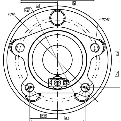 Z89898R — ZIKMAR — Ступица передняя