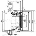 Z89444R — ZIKMAR — Ступица задняя левая