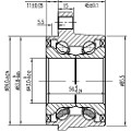 Z89878R — ZIKMAR — Ступица задняя